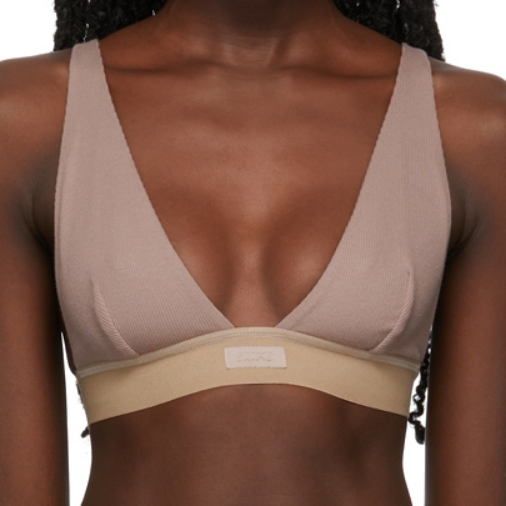NWT Skims Cotton Plunge Bralette